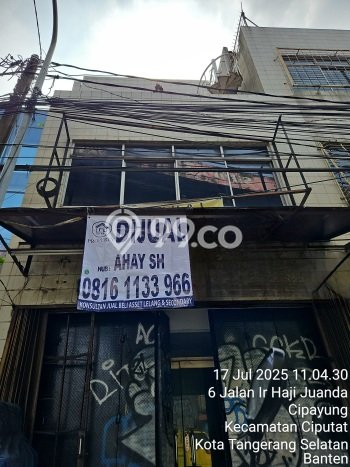 Untuk Dijual Ruko di Ciputat Tangerang Selatan LT 217m2 / LB 250m2 Untuk Dijual Ruko di Ciputat Tangerang Selatan LT 217m2 / LB 250m2