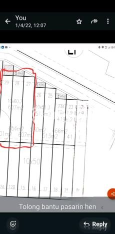 Kavling Tanah di Pakuhaji Dijual Luas 1962m2 Legalitas - Kavling Tanah di Pakuhaji Dijual Luas 1962m2 Legalitas -