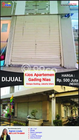 POTENSI BESAR! Ruko di Kelapa Gading, Luas 7m², Posisi Mainroad POTENSI BESAR! Ruko di Kelapa Gading, Luas 7m², Posisi Mainroad
