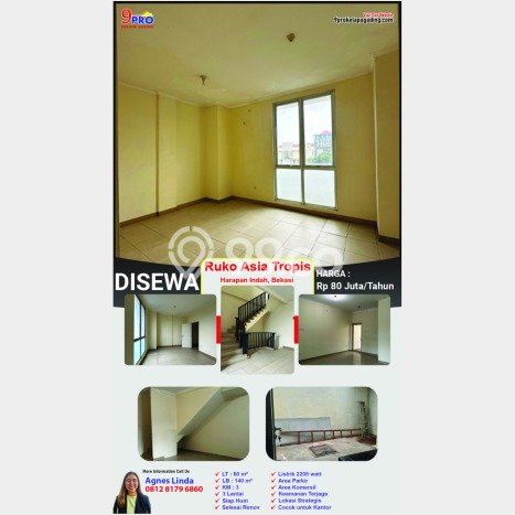AREA BERKEMBANG! Ruko Disewakan di Harapan Indah, Luas 140m², Siap Bisnis AREA BERKEMBANG! Ruko Disewakan di Harapan Indah, Luas 140m², Siap Bisnis