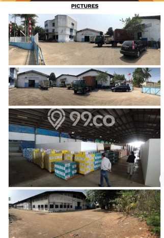 Disewakan Gudang di Kawasan Ramai Cikokol Luas 12261m2 Disewakan Gudang di Kawasan Ramai Cikokol Luas 12261m2