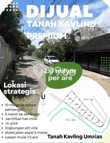 Tanah Investasi Dijual di Badung Punya Luas 150m2 Tanah Investasi Dijual di Badung Punya Luas 150m2