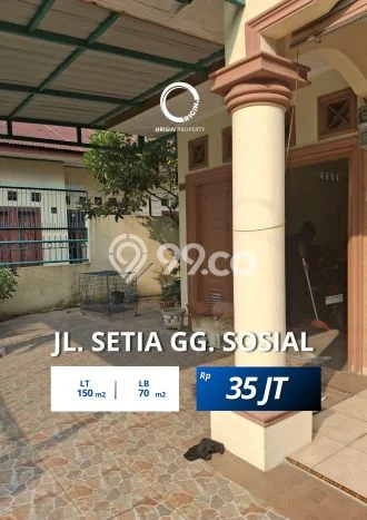 Rumah kawasan Medan Sunggal, Akses ke Fasilitas, 3 KT Rumah kawasan Medan Sunggal, Akses ke Fasilitas, 3 KT
