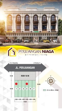 Unit Ruko Dijual di Medan Perjuangan Medan Luas Tanah 116m2, Luas Bangunan 200m2 Unit Ruko Dijual di Medan Perjuangan Medan Luas Tanah 116m2, Luas Bangunan 200m2