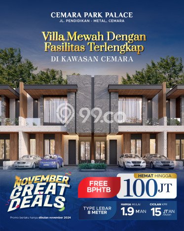 Vila di Medan Deli, Area 96m2m², Akses Mudah Fasilitas Umum Vila di Medan Deli, Area 96m2m², Akses Mudah Fasilitas Umum