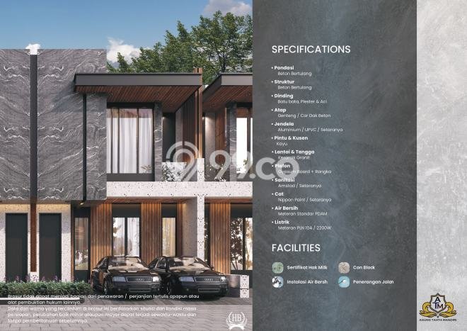 Vila di Medan Deli, Area 96m2m², Akses Mudah Fasilitas Umum Vila di Medan Deli, Area 96m2m², Akses Mudah Fasilitas Umum