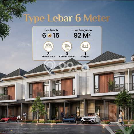 Rumah Strategis Modern Lb 92m2 di Medan Tuntungan, Medan Rumah Strategis Modern Lb 92m2 di Medan Tuntungan, Medan