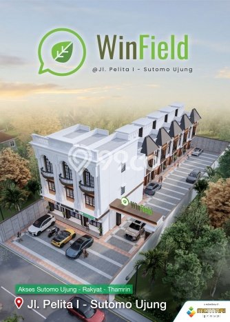 Vila Kawasan Medan Perjuangan, Area 66m2m², Area Asri Vila Kawasan Medan Perjuangan, Area 66m2m², Area Asri