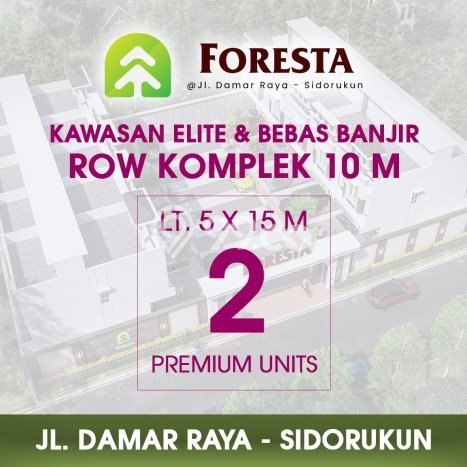 Vila Strategis di Medan Timur, Luas 75m2m², Pemandangan Menarik di area Vila Strategis di Medan Timur, Luas 75m2m², Pemandangan Menarik di area