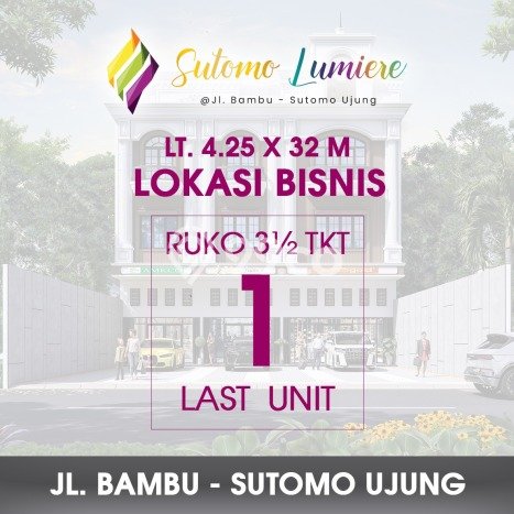 Ruko Komersial Dijual di Medan Timur Medan LT 136m2 & LB 210m2 Ruko Komersial Dijual di Medan Timur Medan LT 136m2 & LB 210m2