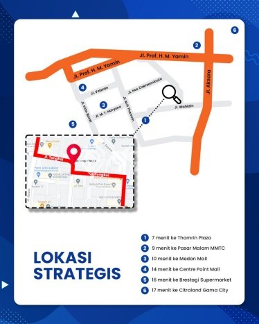 Rumah Strategis Minimalis Lb 78m2 di Medan Area, Medan Rumah Strategis Minimalis Lb 78m2 di Medan Area, Medan