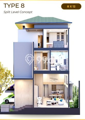 Rumah Minimalis 6 KT LT 96m2 di Meruya Rumah Minimalis 6 KT LT 96m2 di Meruya