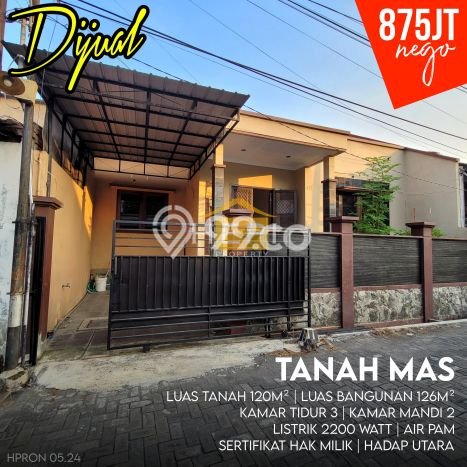HUNIAN PILIHAN! Rumah di Tanah Mas, LT 120m² LB 126m² HUNIAN PILIHAN! Rumah di Tanah Mas, LT 120m² LB 126m²