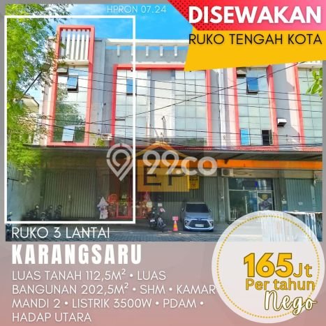 Disewakan Ruko di Kawasan Ramai Brumbungan Luas 202m2 Disewakan Ruko di Kawasan Ramai Brumbungan Luas 202m2