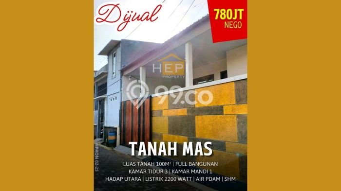 HARGA SPESIAL! Rumah Modern area Tanah Mas, Semarang, Luas 100m² LB 100m² BISA KPR! HARGA SPESIAL! Rumah Modern area Tanah Mas, Semarang, Luas 100m² LB 100m² BISA KPR!