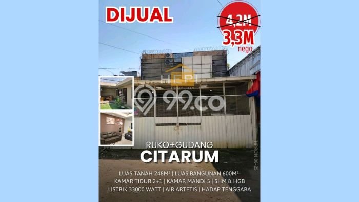 Ruko Dijual di Prime Area Semarang Luas 600m2 Ruko Dijual di Prime Area Semarang Luas 600m2