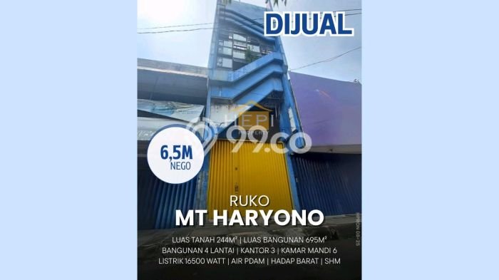 AREA KOMERSIAL! Ruko di Mataram, Luas 695m², Posisi Strategis AREA KOMERSIAL! Ruko di Mataram, Luas 695m², Posisi Strategis