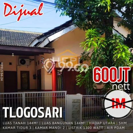 HUNIAN PILIHAN! Rumah di Tlogosari, Luas 144m² LB 144m² HUNIAN PILIHAN! Rumah di Tlogosari, Luas 144m² LB 144m²