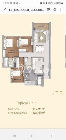 Hunian Apartemen Eksklusif untuk Dijual di Tangerang dengan 3 BR & 2 Kamar Mandi Hunian Apartemen Eksklusif untuk Dijual di Tangerang dengan 3 BR & 2 Kamar Mandi