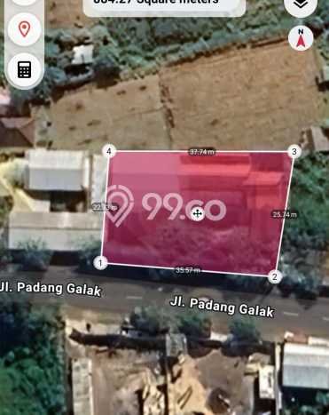 Tanah Kavling Dijual di Padanggalak, Denpasar dengan Luas Tanah 832m2 Tanah Kavling Dijual di Padanggalak, Denpasar dengan Luas Tanah 832m2