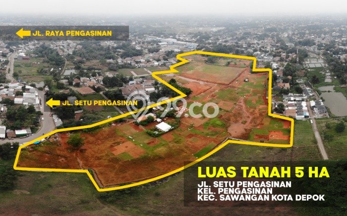 Kavling Tanah di Sawangan Dijual Luas 50000m2 Legalitas SHM Kavling Tanah di Sawangan Dijual Luas 50000m2 Legalitas SHM