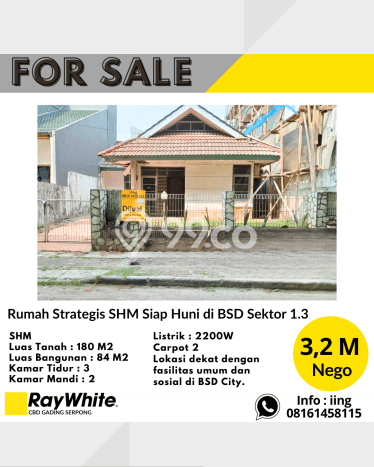 Dijual Rumah Modern 3 KT di BSD Griya Loka, Tangerang Dijual Rumah Modern 3 KT di BSD Griya Loka, Tangerang