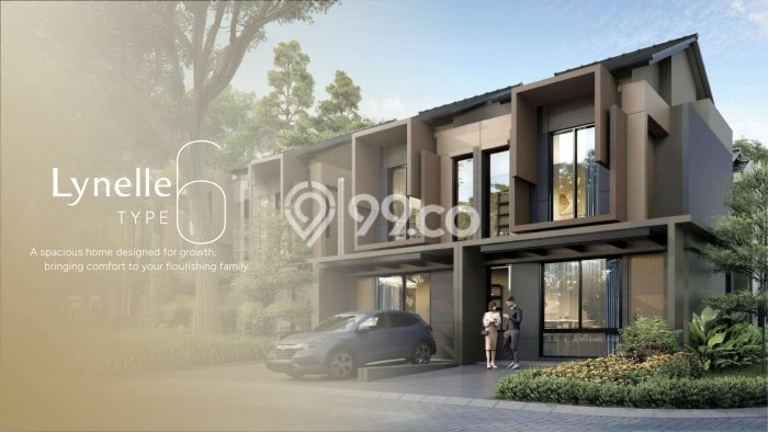 Rumah Modern 2 KT di BSD City Tangerang Unfurnished Rumah Modern 2 KT di BSD City Tangerang Unfurnished
