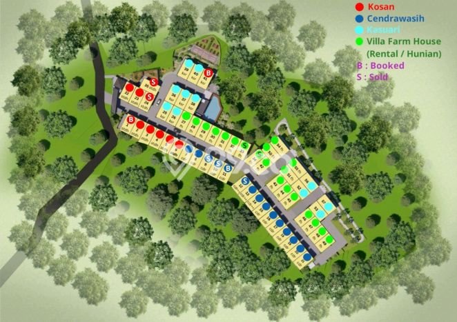 Vila Strategis di Cikutra, Dimensi 84m², Area Asri untuk Anda Vila Strategis di Cikutra, Dimensi 84m², Area Asri untuk Anda