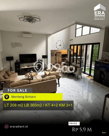 Dijual Rumah Mewah Megah Dengan View Eksklusif di Bintaro, Tangerang Selatan Dijual Rumah Mewah Megah Dengan View Eksklusif di Bintaro, Tangerang Selatan