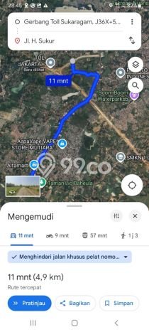Tanah untuk Dijual di Serang Cibarusah Cikarang Luas 340000m2 Tanah untuk Dijual di Serang Cibarusah Cikarang Luas 340000m2