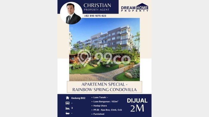Hunian Apartemen Ideal untuk Dijual di Tangerang dengan 3 Kamar Hunian Apartemen Ideal untuk Dijual di Tangerang dengan 3 Kamar