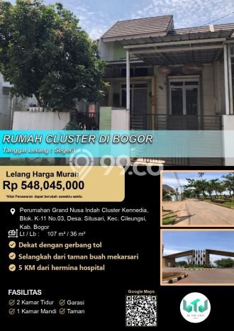 Rumah Modern Minimalis 2 Kamar Bisa Langsung Pindah di Cileungsi Rumah Modern Minimalis 2 Kamar Bisa Langsung Pindah di Cileungsi