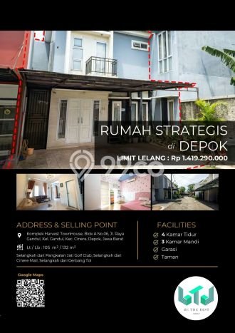 Hunian Cantik Minimalis Lb 132m2 di Cinere, Depok Hunian Cantik Minimalis Lb 132m2 di Cinere, Depok