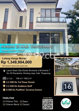 Dijual Rumah Strategis Bagus Punya 5 KT di Sindang Jaya Tangerang SHM Dijual Rumah Strategis Bagus Punya 5 KT di Sindang Jaya Tangerang SHM