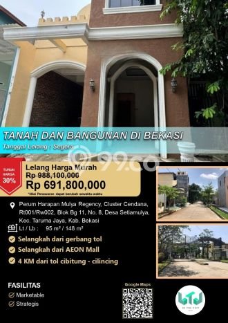 Rumah Modern Cantik 2 Kamar Bisa Langsung Pindah di Tarumajaya Rumah Modern Cantik 2 Kamar Bisa Langsung Pindah di Tarumajaya