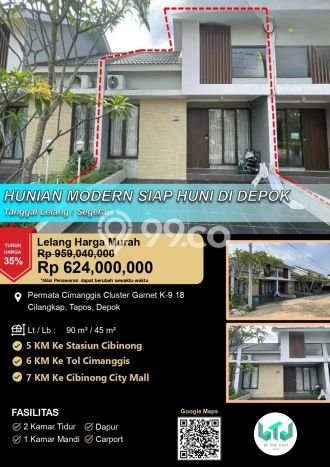 Dijual Rumah 2 Kamar Lokasi Strategis Nyaman dan Strategis di Tapos Dijual Rumah 2 Kamar Lokasi Strategis Nyaman dan Strategis di Tapos