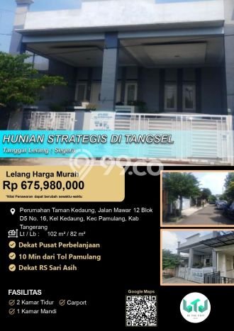 Rumah Modern Minimalis 2 KT Bisa Langsung Pindah di Pamulang Rumah Modern Minimalis 2 KT Bisa Langsung Pindah di Pamulang