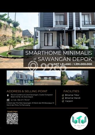 Dijual Rumah Modern 3 KT di Depok I, Depok Dijual Rumah Modern 3 KT di Depok I, Depok