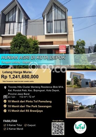 Rumah Minimalis 3 KT LT 112m2 di Bojongsari Rumah Minimalis 3 KT LT 112m2 di Bojongsari