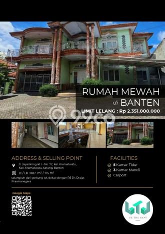 Rumah Strategis Minimalis Lb 715m2 di Kramatwatu, Serang Rumah Strategis Minimalis Lb 715m2 di Kramatwatu, Serang