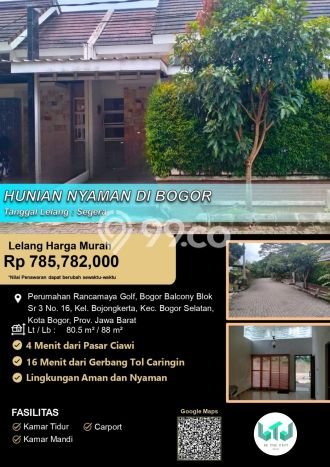 Dijual Rumah 2 Kamar Lokasi Ideal Bagus dan Strategis di Bogor Selatan Dijual Rumah 2 Kamar Lokasi Ideal Bagus dan Strategis di Bogor Selatan