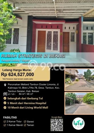 Hunian Cantik Minimalis Lb 46m2 di Tambun Selatan, Bekasi Hunian Cantik Minimalis Lb 46m2 di Tambun Selatan, Bekasi