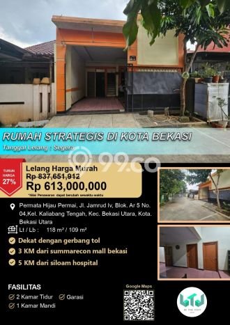 Rumah Modern Cantik 2 Kamar Bisa Langsung Pindah di Bekasi Utara Rumah Modern Cantik 2 Kamar Bisa Langsung Pindah di Bekasi Utara
