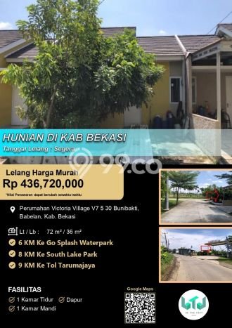Rumah Minimalis Favorit Dijual di Babelan LT 72m2 Rumah Minimalis Favorit Dijual di Babelan LT 72m2