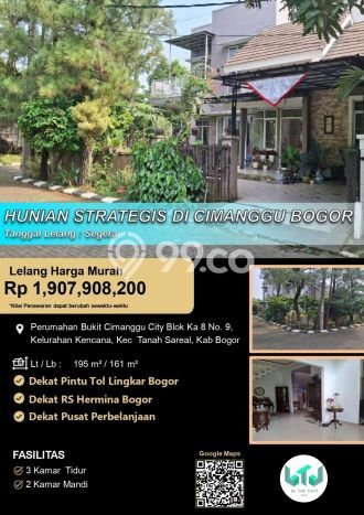 Rumah Luas Asri 3 KT Siap Pakai di Tanah Sareal Bogor Rumah Luas Asri 3 KT Siap Pakai di Tanah Sareal Bogor