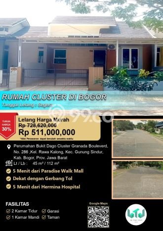 Dijual Cepat Rumah Favorit Siap Huni LB 112m2 di Gunung Sindur, Bogor Dijual Cepat Rumah Favorit Siap Huni LB 112m2 di Gunung Sindur, Bogor