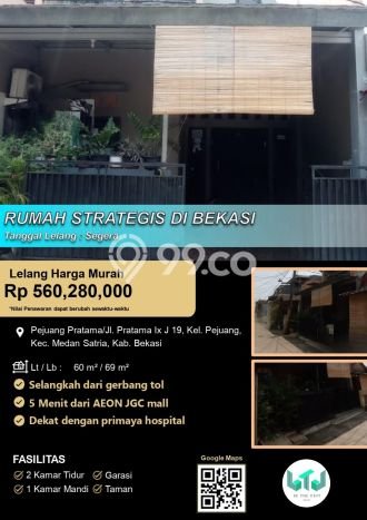 Jual Rumah Favorit Siap Huni LB 69m2 di Medan Satria, Bekasi Jual Rumah Favorit Siap Huni LB 69m2 di Medan Satria, Bekasi
