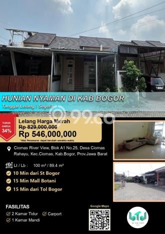 Rumah Modern Minimalis 2 KT Siap Huni di Ciomas Rumah Modern Minimalis 2 KT Siap Huni di Ciomas