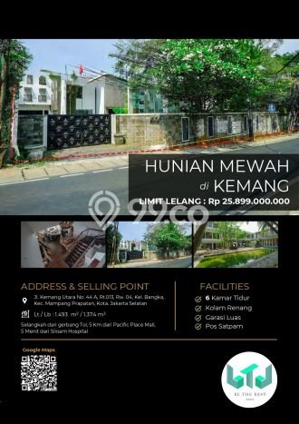 Dijual Hunian Mewah dengan Fasilitas Sekitar Komplit di Mampang Prapatan, Jakarta Selatan Dijual Hunian Mewah dengan Fasilitas Sekitar Komplit di Mampang Prapatan, Jakarta Selatan