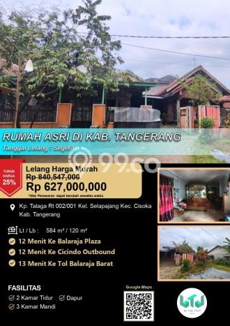 Dijual Rumah 2 Kamar Lokasi Strategis Nyaman dan Strategis di Cisoka Dijual Rumah 2 Kamar Lokasi Strategis Nyaman dan Strategis di Cisoka